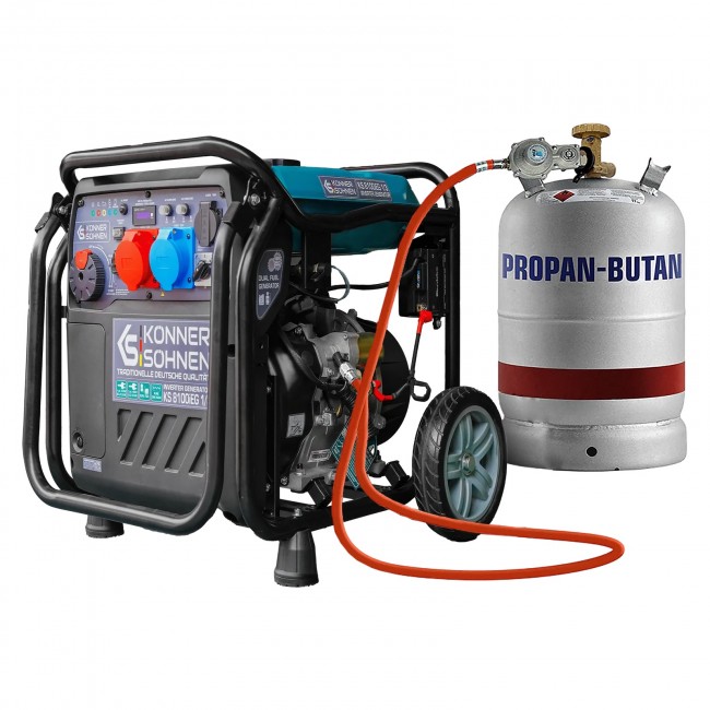 Groupe électrogène Inverter à essence:gaz - 8,5 kW - 230:400V - KS 8100iEG 1:3 - Bricozor.jpeg KONNER & SOHNEN