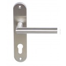 Ensemble de porte Pomerol sur petites plaques 165 mm - inox 304 brossé EUROWALE