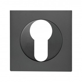 Rosace 3 pièces carrée en inox gris titanium - série EZ1340 KARCHER DESIGN