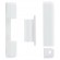 Sachet de caches Uni-jet D finition blanc
