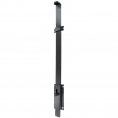 Targette plate en aluminium - portail et portillon BURGAUD