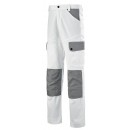 Pantalon de peintre en coton/polyester Craft Paint blanc et gris CEPOVETT SAFETY