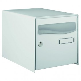 Boîte aux lettres - 1 porte - Gris 7035 - Rbox-Lys DECAYEUX