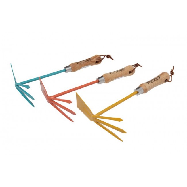 Serfouette à fleurs panne et fourche - manche bois - Colours - Bricozor 2.jpeg SPEAR AND JACKSON