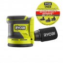 Ponceuse excentrique 18V ONE+™ - Ø125mm + 3 abrasifs - Solo - RROS18-0 RYOBI