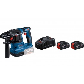 Perforateur sans fil SDS Plus GBH 18V-22-1,9 J- 0611924000 + Pack 2 batteries PRO GBA 18V 4.0Ah + chargeur PRO GAL 18V-40 BOSCH