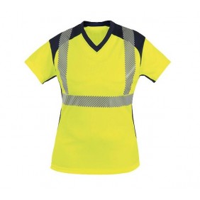 Tee-shirt femme - haute visibilité - fluo - BAHIA T2S