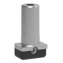 Pied de meuble vérin à encastrer 316 en zamak - diamètre 16 mm CAMAR