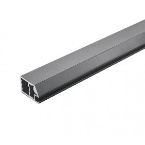 Profil aluminium pour charnières Conecta - pour verre 4 mm - longueur 3 m SALICE