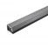 Profil aluminium pour charnières Conecta - pour verre 4 mm - longueur 3 m