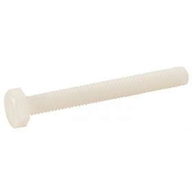 Vis nylon, filetage métrique, tête hexagonale ACTON