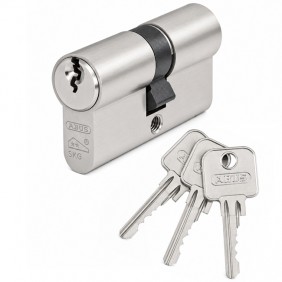 Cylindre double entrée - Nickele Mat - Blister - E60 ABUS