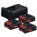 Pack 3 batteries EXBA 18V-40 + chargeur 12V/18V-80 (C) - 0615V0005X