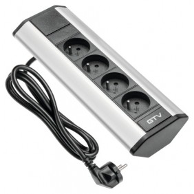 Bloc prises angle - 4 prises 2P+T GTV