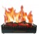 Foyer à bûches avec effet flammes et chauffage XL- 2000W