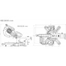 Scie à onglets radiale 1800W KGS 254 M avec socle KSU 251.jpg METABO