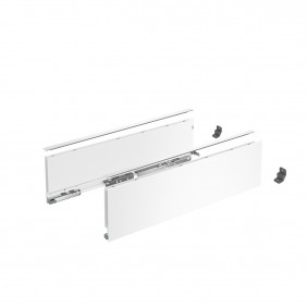 Kit tiroir profils paroi fine AvanTech YOU - hauteur 139 mm - blanc HETTICH