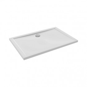 Receveur de douche extra-plat 120x80cm en céramique - blanc - Camille JACOB DELAFON