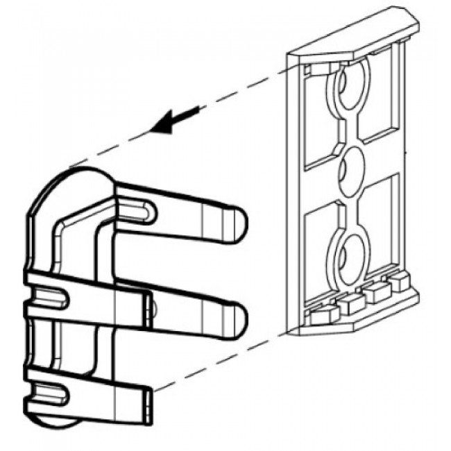 Base plastique pour pieds de meubles sur plinthe - 202 6.jpg CAMAR