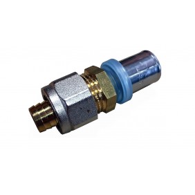 Raccord passerelle à sertir pour tube multicouche Ø16 et tube cuivre Ø16 RBM