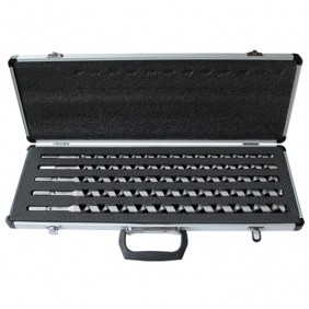 Coffret 5 mèches charpente à hélice HSS - 6 à 14 mm - longueur 235 mm LEMAN