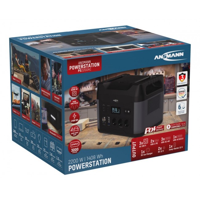 Station électrique portable - 2200W - PS2200AC - Bricozor 10.jpg ANSMANN