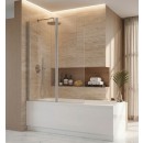 Pare-baignoire Aurora 2V 2 panneaux pivotants réversible NOVELLINI 2.jpeg NOVELLINI