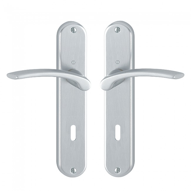 Ensemble-poignees-porte-plaque-cle-L-ibiza-chrome-satin-hoppe.jpg HOPPE