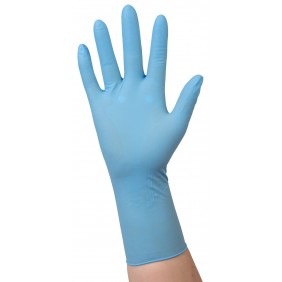 Gants en nitrile non poudré Coverfeel Care Long - boîte de 100 pièces MEDICOM