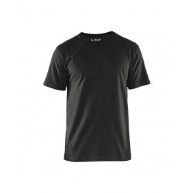 T-shirt de travail respirant 100% coton uni 3525 - noir BLAKLADER