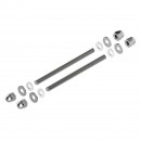 Kit de fixation M6 traversant pour 2 poignées Leviita support verre TIRARD