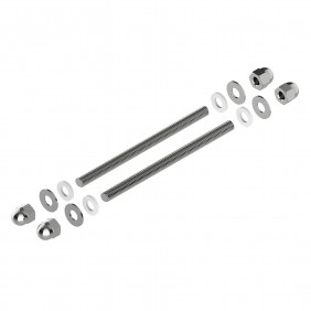 Kit de fixation M6 traversant pour 2 poignées Leviita support verre TIRARD