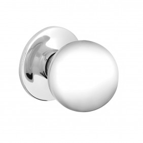 Bouton de porte rond en inox - centré - diamètre 74 mm - série EK350 KARCHER DESIGN