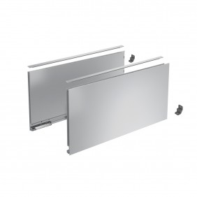 Côtés pour tiroir casserolier AvanTech You argent - hauteur 251 mm HETTICH