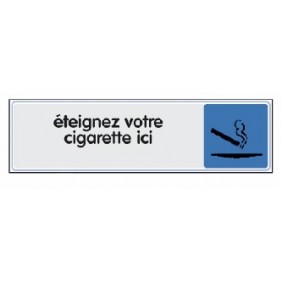 Panneaux de réglementation anti-tabac plexiglas NOVAP