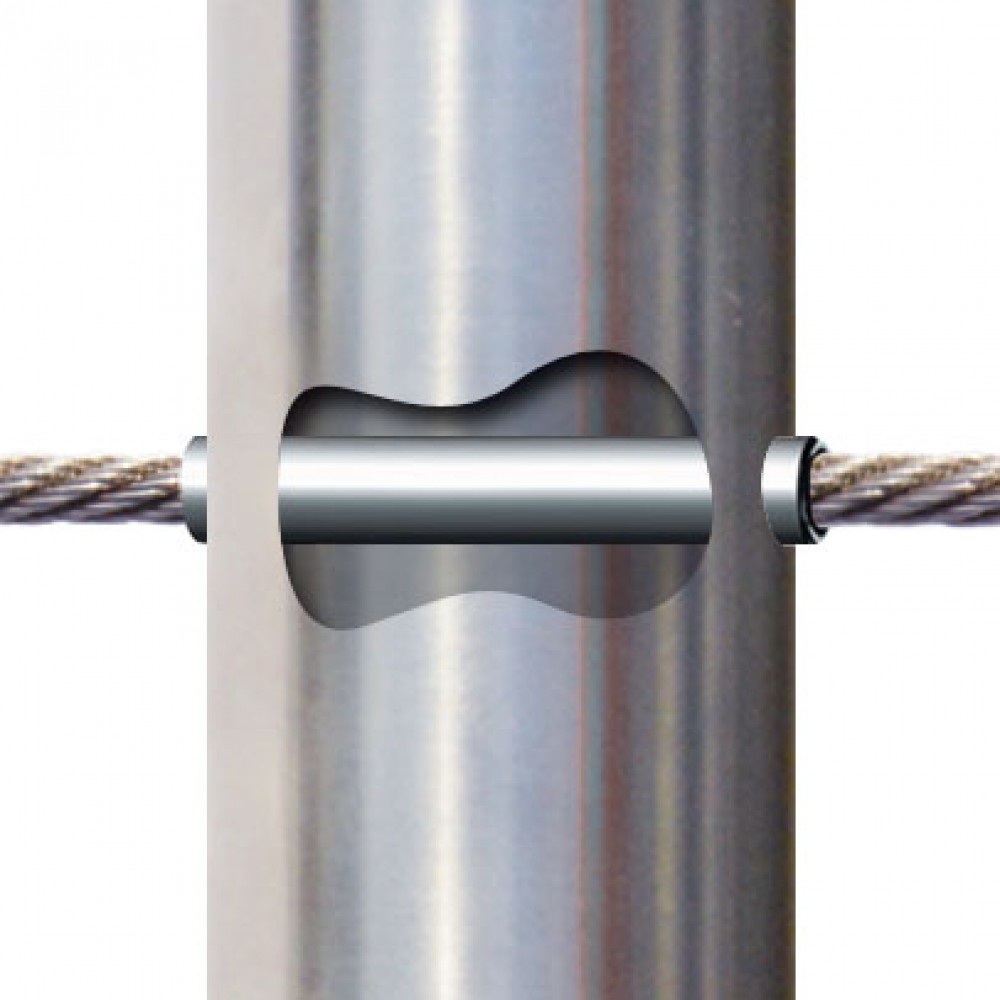 Câble souple en inox 316 de diamètre 6 mm conditionné : cable inox