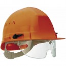 Casque de protection avec lunettes intégrées - Visiocéanic TALIAPLAST