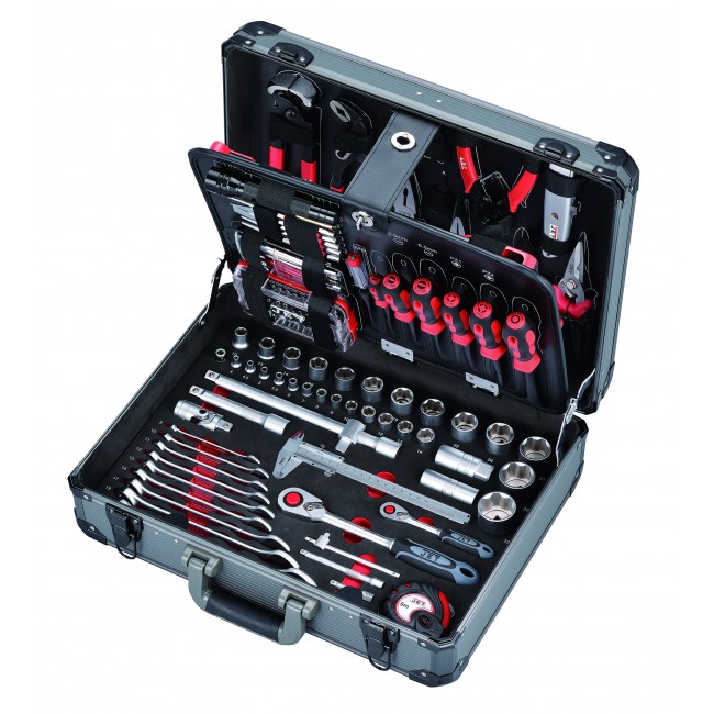 Coffret d'outils en aluminium de dépannage - 131 pieces Promac