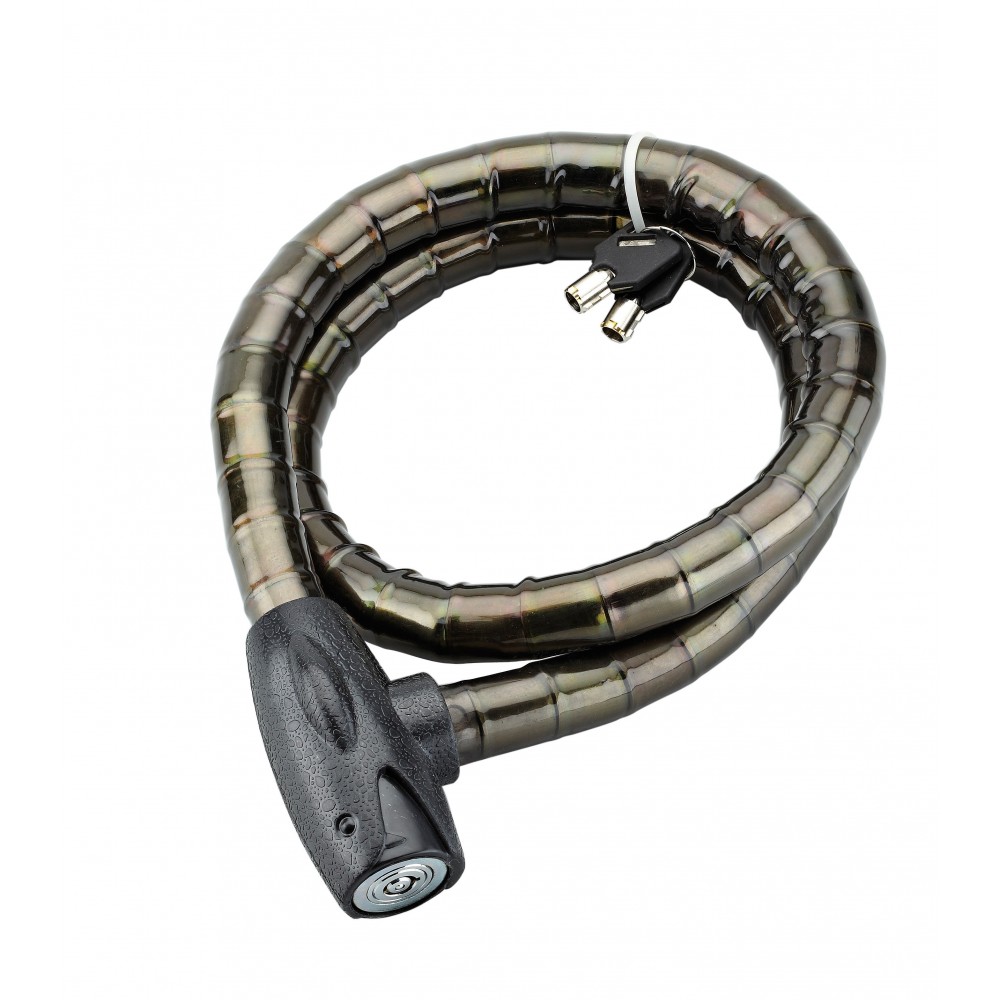 Câble antivol à boucles en acier gainé pvc Cobra