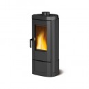 Poêle à bois en fonte émaillée 6,2 kW Candy 4.0 LA NORDICA EXTRAFLAME