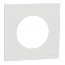 Plaque de finition 1 à 4 postes - Blanc Craie - Odace II SCHNEIDER