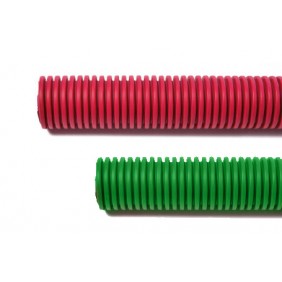 Gaine TPC - diamètre 40 mm - finition rouge ou verte PM PLASTIC MATERIALS