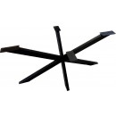 Pied de table central Mikado en acier noir mat - hauteur 720 mm DEVISMES