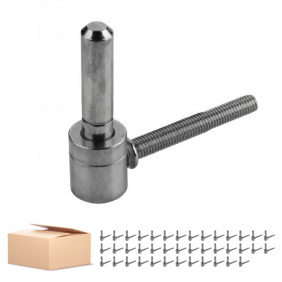 Polygonds à axe à clipser pour scellement chimique - zingué blanc -x40 BRICOZOR