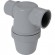 Siphon de parcours PVC horizontal à coller - diamètre 32 mm - YF1C