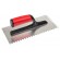 Platoir à colle en inox - 28x12cm - monture polyamide - dents carrées 6x6mm