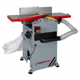 Raboteuse dégauchisseuse avec aspirateur intégré + arbre - 230V HOLZMANN