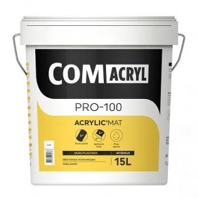 Peinture de finition mat - 15 litres - Comacryl Acryl'mat COMUS