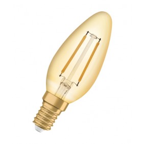 Ampoule LED E27 - Vintage 1906 - Flamme 1 - Doré Ledvance