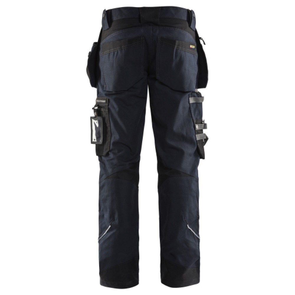 Pantalon de travail Établi avec poches genouillères gris - LMA